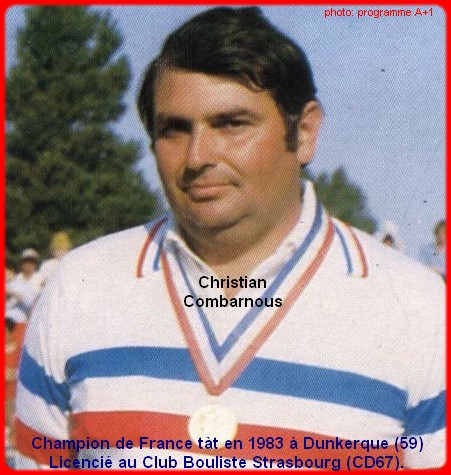 Champion de France pétanque senior tête-à-tête 1983
