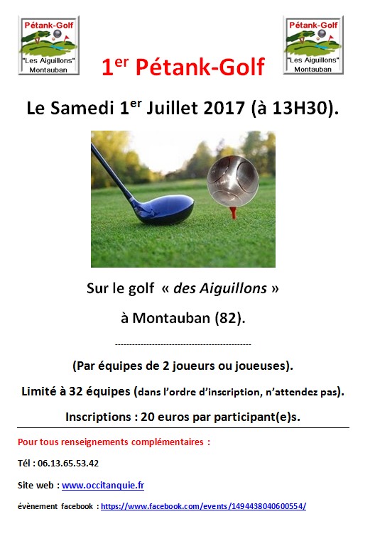 Affichette petank-golf Montauban