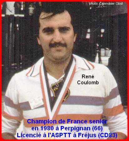 Champion de France pétanque senior tête-à-tête 1980