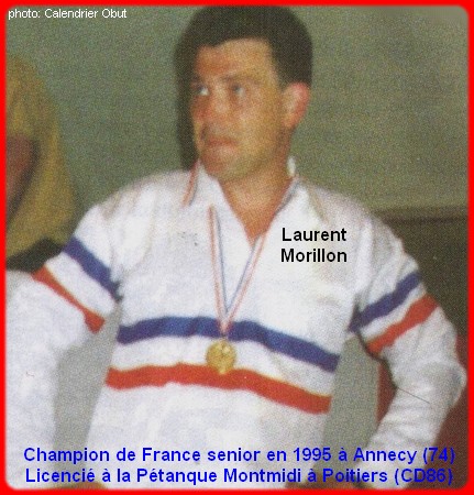 Champion de France pétanque senior tête-à-tête 1995
