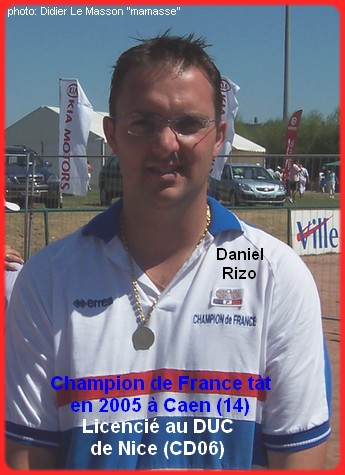 Champion de France pétanque senior tête-à-tête 2005