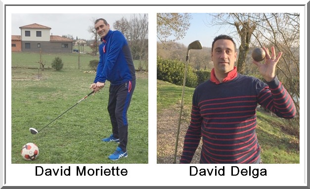David Moriette et David Delga Pétank-Golf