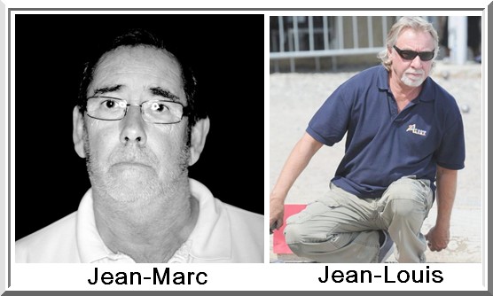 Jean marc Piquemal et Jean-Louis Gourse Pétank-Golf