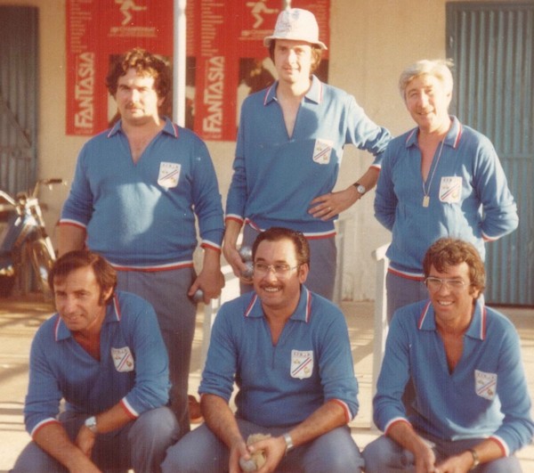 Championnat du Monde pétanque triplettes à Tunis 1983